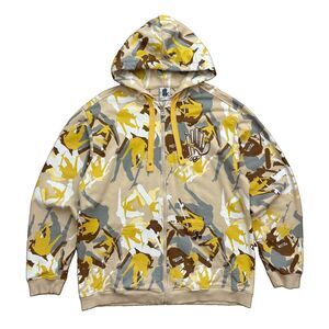 VTG Y2K Miskeen Originals Zip Premium Hoodie Jacket AOP Skater Streetwear Rare